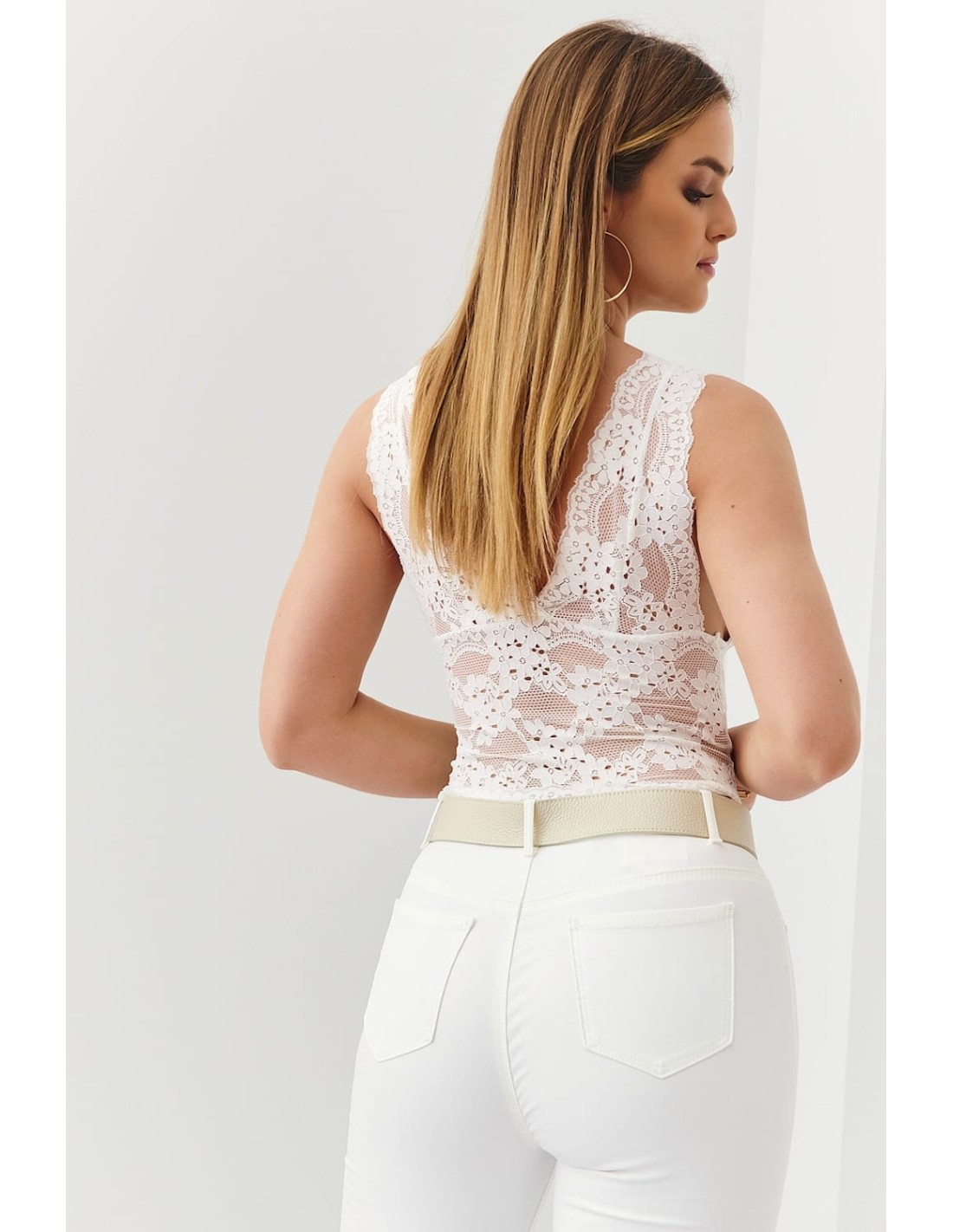 Cream lace bralette top 98500 - Online store - Boutique